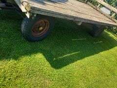 15' Flat Rack with 6 ton running gear