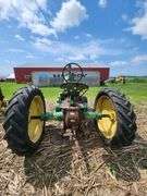1940 John Deere A Tractor, NF, 4sp Electric Start, Long Hood, Free; runs/ne