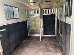 2008 MerHow Aluminum 4 Horse Back and Side Loading Trailer, 18’x83”, Fold D