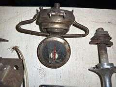 Antique Automobile Parts - Radiator Motometer, Door Hardware, Mirror and mo
