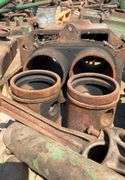 John Deere unstyled A block, styled head, pulley