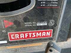 Craftsman 10 in 2.5 hp table saw