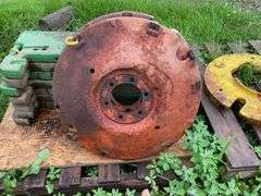 Pair of tractor tire weights
