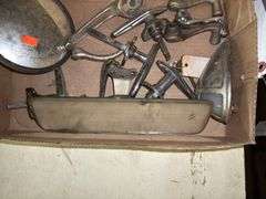 Antique Automobile Parts - Radiator Motometer, Door Hardware, Mirror and mo