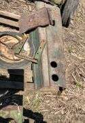 JD parts off H ; hood, steering wheel, hitch, front tire & hub, & seat pan