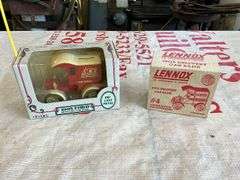 Ace Hardware and Lennox toy truck coin bank