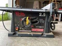 Craftsman 10 in 2.5 hp table saw