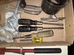 Engine Valve Tools, filter wrench, screw drivers, other tools