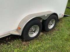 2008 MerHow Aluminum 4 Horse Back and Side Loading Trailer, 18’x83”, Fold D