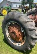 WD 45 tractor frame. Wide front, 13.6x26 rear tires