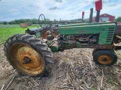 1951 John Deere B Tractor, NF; 12.4x38 tires & rims; PTO; engine is free; n
