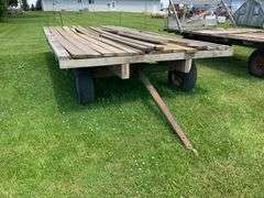 9x16 foot hay rack with John Deer 1064 gear