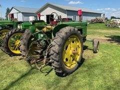 John Deere 60 Tractor, WF, Gas, Fenders, 13.6x38” Tires, 3pt., PTO, 1 Hyd.,