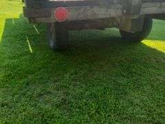 15' Flat Rack with 6 ton running gear