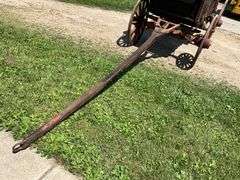 Smith MFG Co. Horse-drawn Wooden Wheel Box Wagon