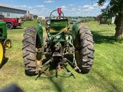 John Deere 60 Tractor, WF, Gas, Fenders, 13.6x38” Tires, 3pt., PTO, 1 Hyd.,