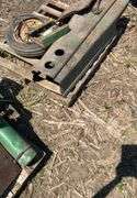 JD parts off H ; hood, steering wheel, hitch, front tire & hub, & seat pan