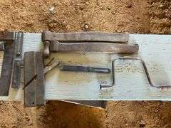 2 flats of hand planes, squares, carpenter tools