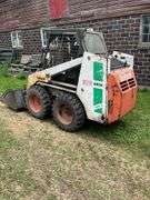 Melrose Bobcat Skid Loader, Model 642B, Gas Engine, 60” Bucket, Aux. Hydrau