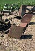 John Deere 45 hydraulic lift trip bucket loader w/snow bucket