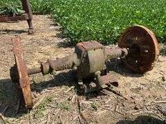 John Deere axle housing & axles for John Deere A, w/cast inner mounts