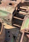John Deere unstyled A block, styled head, pulley