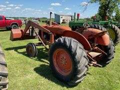 1954 Allis Chalmers 45 Tractor, WF w/AC Loader, 3pt w/1 Hyd., SN#153030