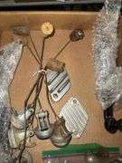 Ford Model T/A Parts - window cranks, fuel gauge floats, suspension parts -