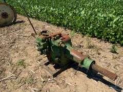 John Deere G tractor; rear end housing & axles, no serial number
