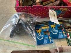 Funnel, Filter Wrenches, Fly Strips, Glue, Goggles, Scrapers, Light Bulbs, 