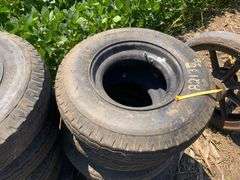 (10) tires 8x14.5 tires & rims for trailer house axles