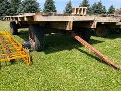17ft x 8ft hay rack on running gear