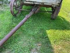 Steel Wheeled Wagon With Buck Seat