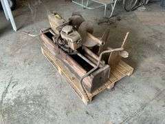 The General 5 star Power Digger w/ three augers and gas can