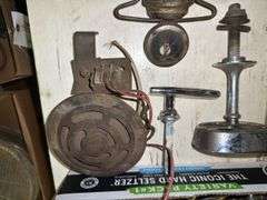 Antique Automobile Parts - Radiator Motometer, Door Hardware, Mirror and mo