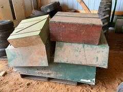 5 wooden cabinets