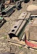 JD hood, fuel tank, muffler off John Deere H