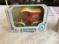 Ace Hardware and Lennox toy truck coin bank