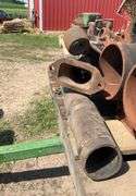 John Deere unstyled A block, styled head, pulley