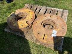 6 John Deere 20 series rear wheel weights