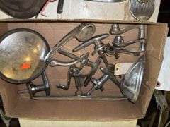 Antique Automobile Parts - Radiator Motometer, Door Hardware, Mirror and mo