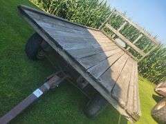 15' Flat Rack with 6 ton running gear