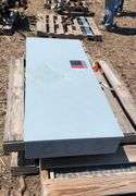 Large metal breaker box, 400 amp, 240V AC