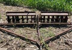 Pull type disk, 8ft