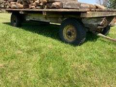 16ft x 8ft hay rack on JD running gear