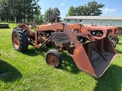 1954 Allis Chalmers 45 Tractor, WF w/AC Loader, 3pt w/1 Hyd., SN#153030