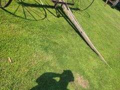 Steel Wheel dump rake