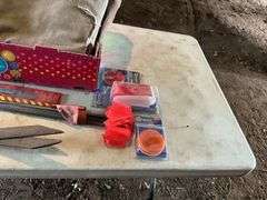 Cloth Tarps, Warning Flags, Reflective Tape, Hedge Trimmer