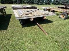 18ft x 8ft Hay rack on JD running gear