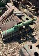 JD parts off B ; hood, side shields, dash, exhaust, shutters, fly wheel cov